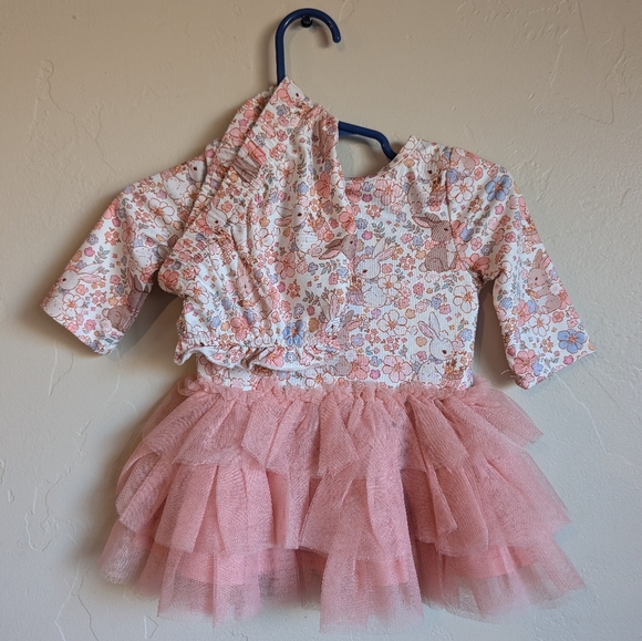 Tulle dress with matching diaper cover - Picture 1 of 2